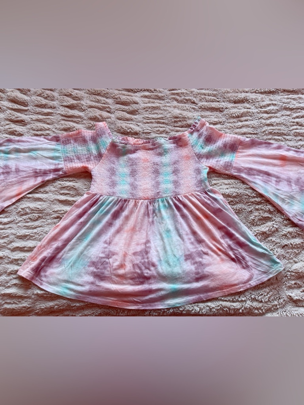 Torrid Tie Dye Babydoll Cold Shouldet Top 💕 - Picture 11 of 11